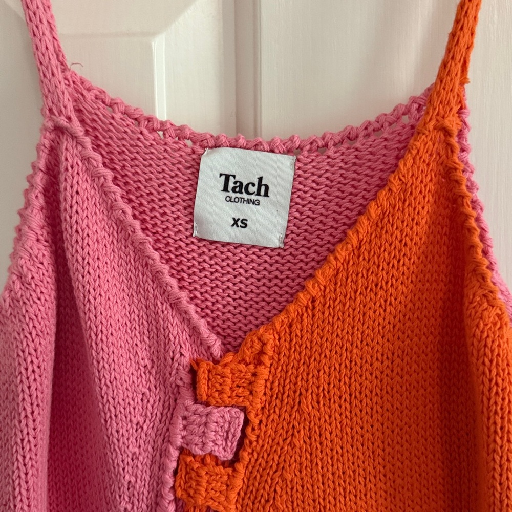 Free People Maribel Dress | Size XS, Pink and Orange - Picture 2 of 6